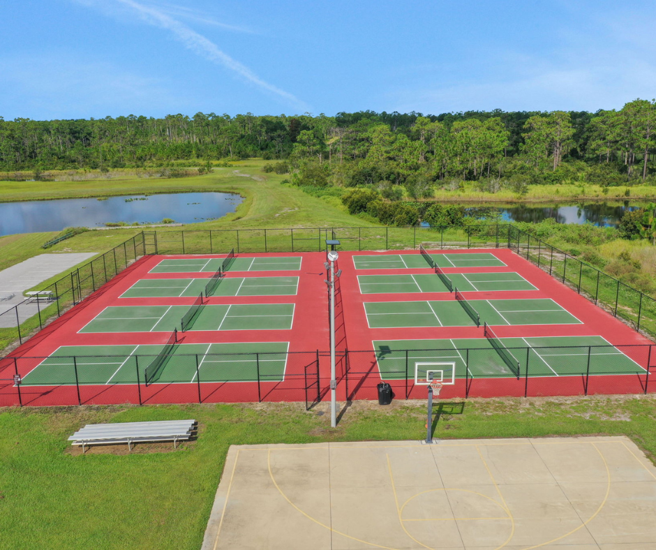 Pickle Ball Courts and Bocce